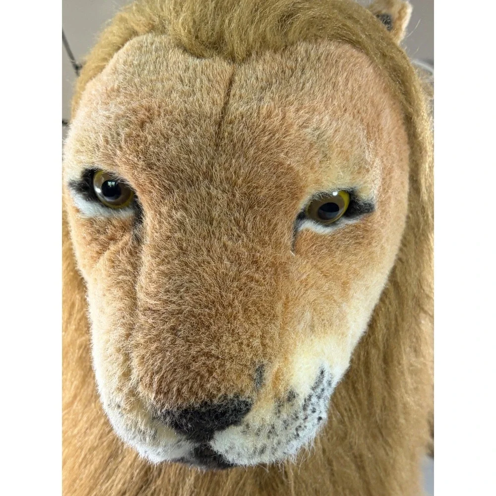 Melissa & Doug GIANT Lion Plush Life Size Stuffed Animal Realistic Big Cat 40" - Picture 2 of 16